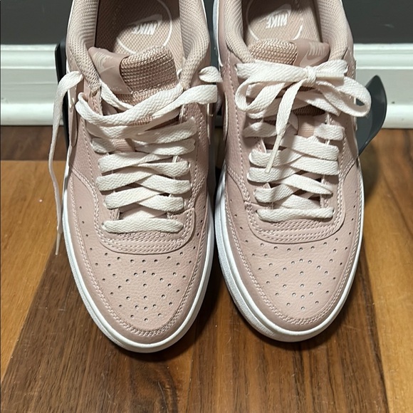 Nike Court Vision Alta Pink Platform Sneakers with Chunky Sole - Picture 8 of 10